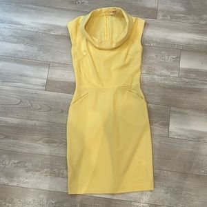 Yellow banana dress with pockets